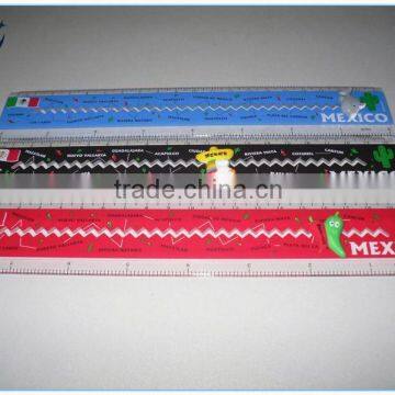 2015 Wholesale Cheap School Plastic Ruler Plastic Ruler 30cm With Logo Printing photo-4