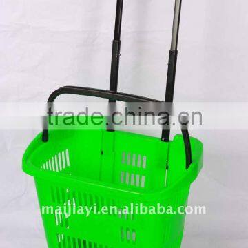 Rolling shopping basket MJYI-RB01