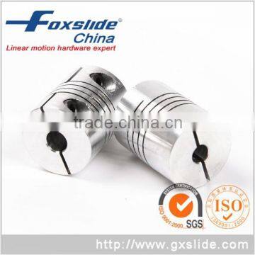 FOXSLIDE 10mm x 10mm Aluminium Clamp Type CNC Beam Coupling Wholesale photo-2