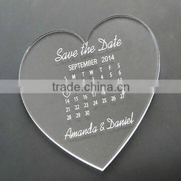 Clear Acrylic Greeting Card in Spanish Sale