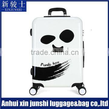 ABS PC Printed Hard Luggage Film Cute Panda Animal Print Kids Luggage