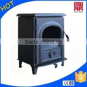 Beautiful flame stainless steel wood burning stove 8kw