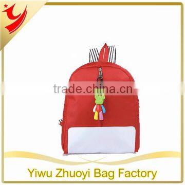 Red color ployster children School bag