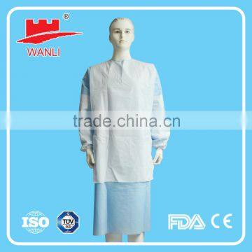 pp sms disposable surgical gown with white blue green color                        
                                                Quality Choice