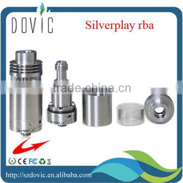 without logo new silverplay tank rta clone ,top quality