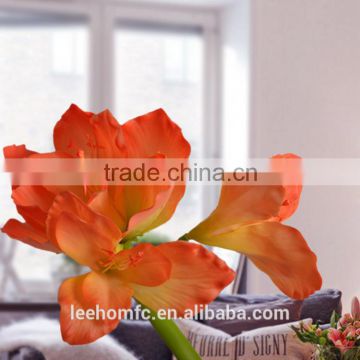 cheap PU hand-make flower heads artificial flower heads