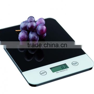 Square waterproof kitchen scale