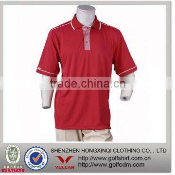 100% Polyester quick dry wicking Men's Golf Polo Shirts