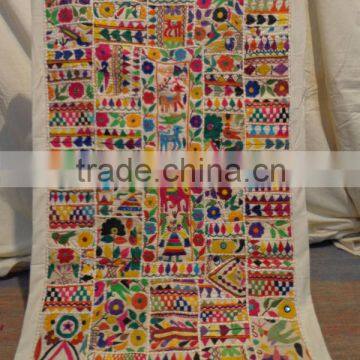 indian patchwork tapestry