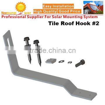 Solar Panel Mounting System flat tile roof