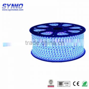 12v blue neon light strip with plastic cover for christmas roof decorations