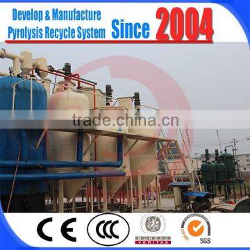 Oil residue waste engine oil refining to diesel distillation equipment