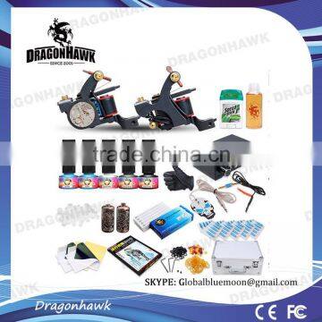Professional Tattoo Ink Kits Two Tattoo Machines TB-52