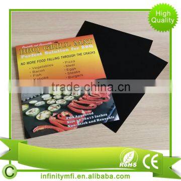 High Quality IN521 Mat BBQ Grill Mat Nonstick Oven Liner BBQ Grill Mat For Electric, Gas And Toaster Oven Teflon Cook Sheet photo-6