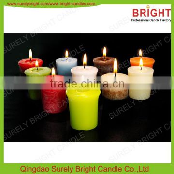 Religious Small Chocolate Scented Votive Candles