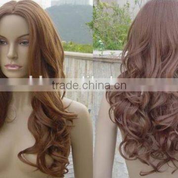 Cheap Long Synthetic Indian Hair Curly Hair Weave