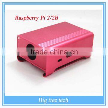 Hot sale Raspberry pi 3/Raspberry Pi 2 / 2B Raspberry Pi B + Alu-case metal aluminum case D606