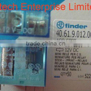 FINDER RELAY 40.61.9.012.0001 40.61 12VDC 16A 250V, new and original