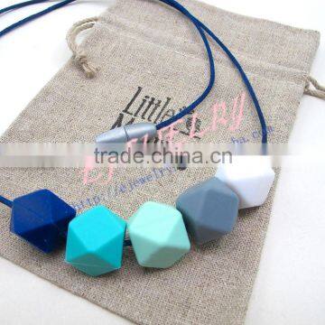 Baby Silicone Teething Necklace Factory Wholesale Baltic Amber Teething Necklace Discount Price TN025