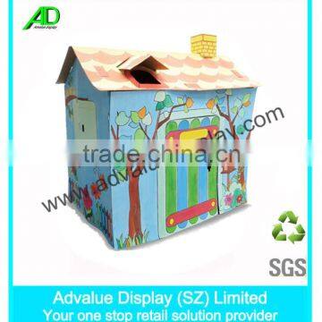 Model cardboard furniture design house for children DIY