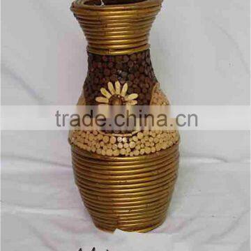 Wholesale craft supplies wicker vase