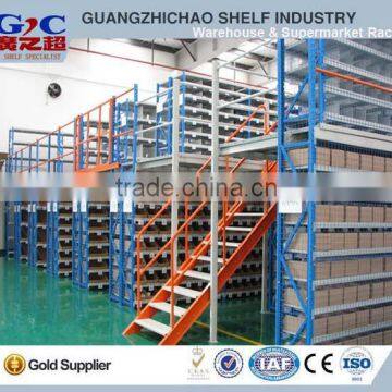 Wire Mesh Powder Coating Heavy Duty Mezzanine Floor Racking