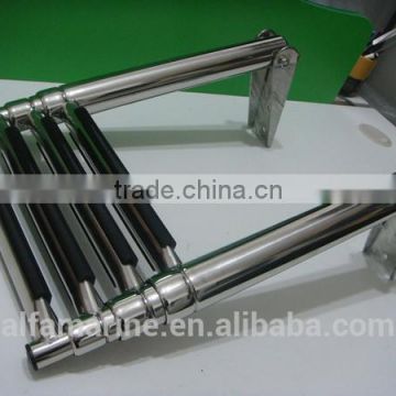 2 steps, 3 steps,4 steps ,high quality folding stainless steel telescoping drop ladder