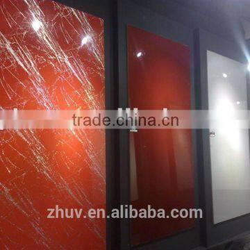 2015 ZH new high gloss acrylic face melamine mdf