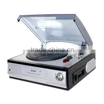 Rain Lane Radio Turntable Built In Speakers lp Vinyl Record Player photo-6