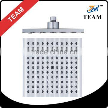 TM-3508 bathroom shower accessories 8 inch square shower head ABS plastic chrome shower head