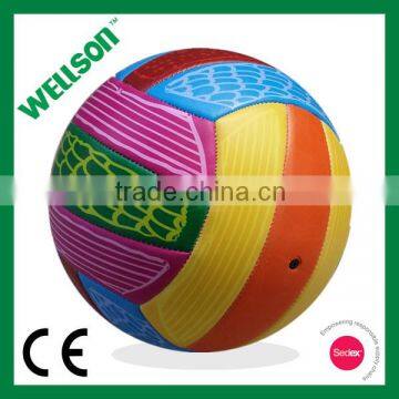 4C Printed PVC Foamed Volleyball photo-3