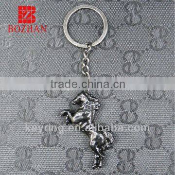 Customized Funny Lively Animal Shape Metal Horse Keychain