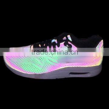 Shoes Reflective Mesh Fabrie/ reflective tissue fabric for sports shoes