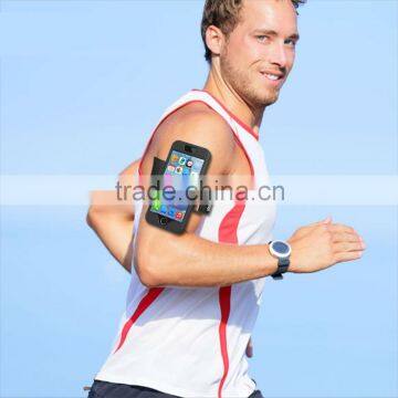 Hot Selling Armband Phone Case for iPhone 6s Silicone Shockproof Bicycling Armband with Mobile Phone Protective Case
