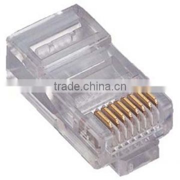 RJ45 Cat6 Unshield Crystal head RJ45 Connector RJ45 plug network transparent Crystal head