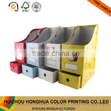 Handmade Paper File Folder File Decoration with School File Cardboard Holder