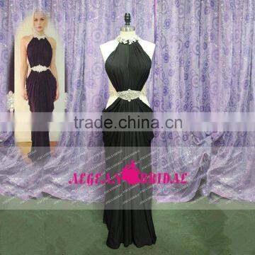 ZL166 Real Sample New Style A-line Beaded Bodycon Dress