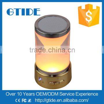 2016 New Design Hourglass Portable Wireless Music Mini Bluetooth Speaker With Magic Led Light and fm Radio/remote photo-2