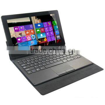 wireless pogo pin keyboard with leather stand case cover for windows 11.6 inch tablet