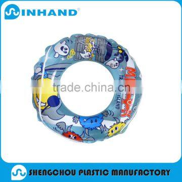 Custom various color/ size/logo/printing/design Eco-friendly pvc inflatable children swimming rings