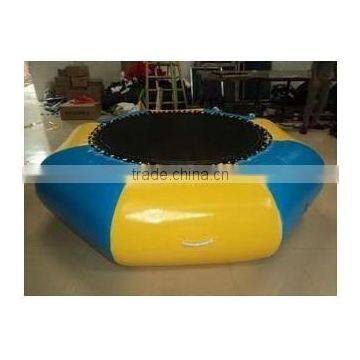 0.6mm PVC Tarpaulin inflatable trampoline Funny Inflatable Water Toys Trampolines