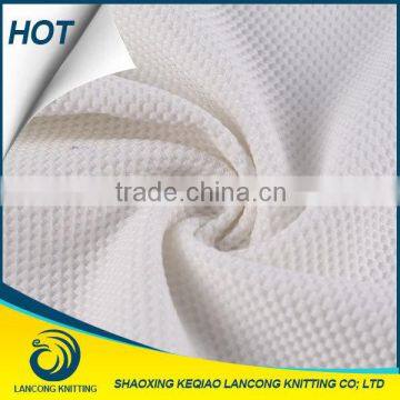 2016 New design jaquard cotton polyester knit fabric for garment