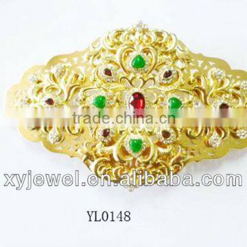 New fashion design belt buckles plated with gold factory wholesale