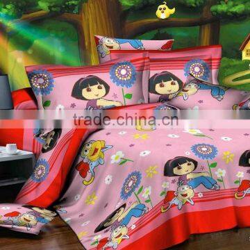 China supplier 100% cotton 3d cartoon home textile,