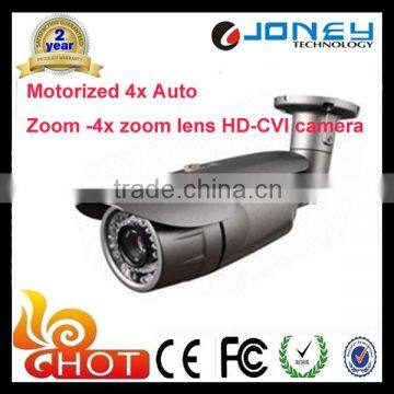 2.0Megapixel 1080P Waterproof IR Bullet CVI Camera-Motorized 4x Auto Zoom