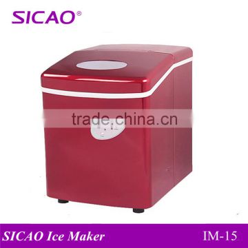 2016 new compressor cooling system 15kgs per day bullet ice ice makers for home use