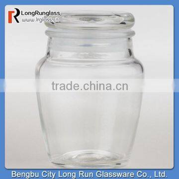 LongRun 5oz Apothecary Spice Glass Jars with Lids Special Shape Glass Holder