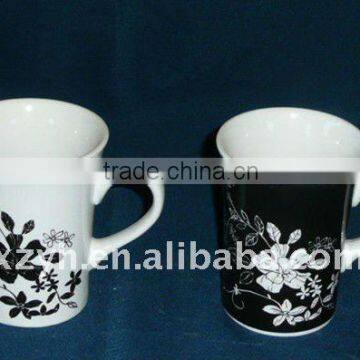 Porcelain Mug With Flower Printing