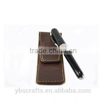 Leather Single Pen Leather Holder Slip Case