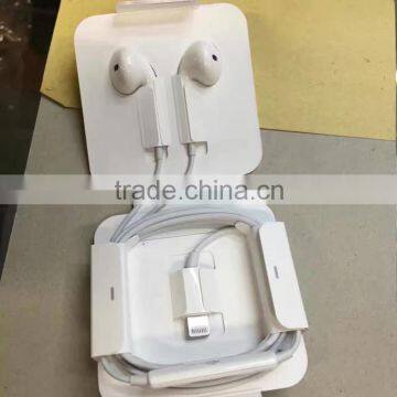 For 8 Pin Digital Earphone Wired Headset Earbuds No Volume Control Without Mic for IPhone 7 7 Plus Earphone photo-6